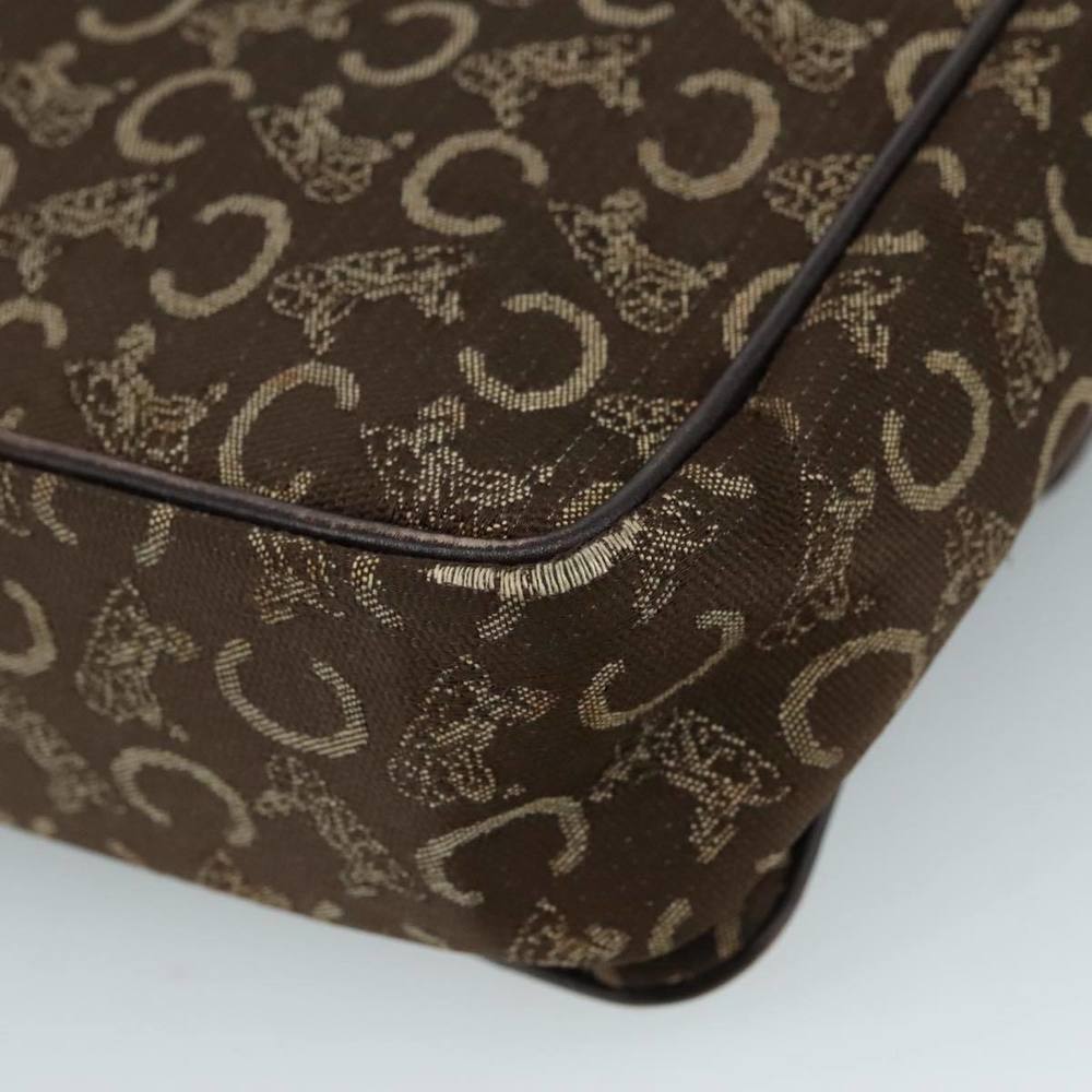 CELINE C Sulky Hand Bag Canvas Brown Auth 97779 - Picture 15 of 16